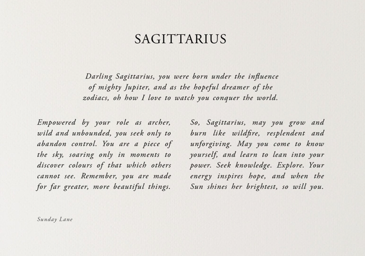 Sagittarius Print